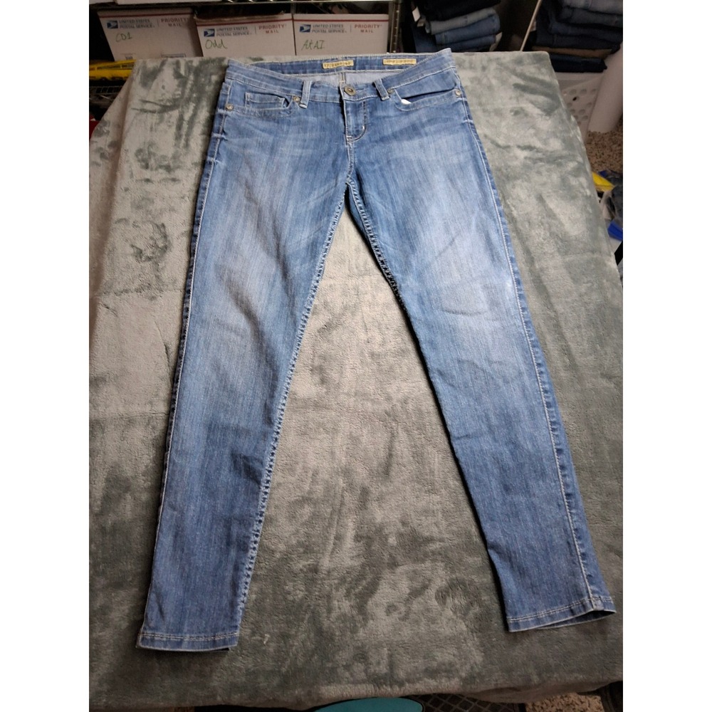 Guess Los Angeles Power Ultra Skinny Jeans Womens Medium Wash Low Rise Denim 31